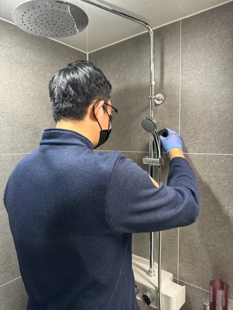 도배·장판 기초 실습 실습 사진
